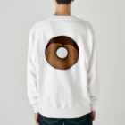 パペットピットのドーナッツ　バックプリント Heavyweight Crew Neck Sweatshirt