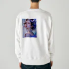 AQUAMETAVERSEのブルーの宝石を身につけて　ラフルール　1859 Heavyweight Crew Neck Sweatshirt