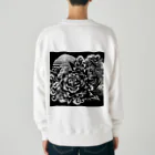 tooeの和華日　黒 Heavyweight Crew Neck Sweatshirt