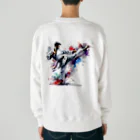 さしすせの空手道着スタイル Heavyweight Crew Neck Sweatshirt