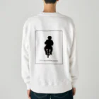 Ｒさんちのじじーの背中は語る Heavyweight Crew Neck Sweatshirt