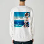 かるるんショップの夏と南国と休日と Heavyweight Crew Neck Sweatshirt