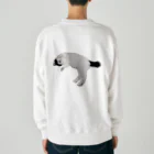 クリスタの尻尾が短い保護猫 たぬちゃん Heavyweight Crew Neck Sweatshirt