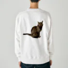 クリスタの保護猫 ポポちゃん Heavyweight Crew Neck Sweatshirt