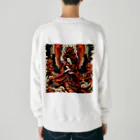 おしゃまんべの姑獲鳥子守唄の秘密 Heavyweight Crew Neck Sweatshirt