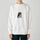 ハチワレのビーグル　 Heavyweight Crew Neck Sweatshirt