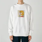 無糖 きな子のピアッシング Heavyweight Crew Neck Sweatshirt