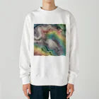 あゆのしおやきのわたあめ Heavyweight Crew Neck Sweatshirt