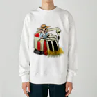 旨味教授といちごもちぷりんのコンバイン Heavyweight Crew Neck Sweatshirt