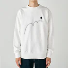 イラスト MONYAAT のホールインワン　ゴルフTシャツ Heavyweight Crew Neck Sweatshirt