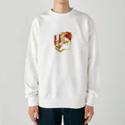 GOODS SHOP【そぞろな小窓】 SUZURI店の【寄席】《赤》 Heavyweight Crew Neck Sweatshirt