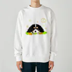 greetenのキャバリアトライカラー癒し犬 Heavyweight Crew Neck Sweatshirt