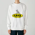 KM4K SUZURI 店のKM4Kちゃん Heavyweight Crew Neck Sweatshirt