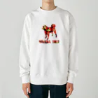 onehappinessのいちご　柴犬 Heavyweight Crew Neck Sweatshirt