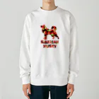 onehappinessのいちご　シベリアン ハスキー Heavyweight Crew Neck Sweatshirt