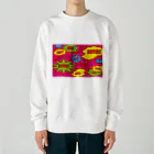 フォーヴァのコミックPINK Heavyweight Crew Neck Sweatshirt