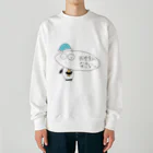 八朔のふきだしくん。　(おやすみなさい。) Heavyweight Crew Neck Sweatshirt