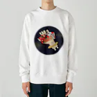 采-aya-の櫛 Heavyweight Crew Neck Sweatshirt