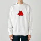 LalaHangeulのメンダコさんドットバージョン Heavyweight Crew Neck Sweatshirt