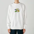 フルツの6/30 誕生花「クチナシ」 Heavyweight Crew Neck Sweatshirt