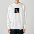 Shibainuteikokuの踊る柴犬 Heavyweight Crew Neck Sweatshirt