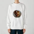 Bejopの飯テロ_ホットケーキ Heavyweight Crew Neck Sweatshirt