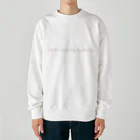 ぷぷまるのぷぷまる　おいかけっこ クロ線 Heavyweight Crew Neck Sweatshirt