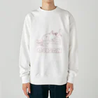 ResortDiverの獲物を探るオジサン Heavyweight Crew Neck Sweatshirt