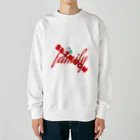 GENE-GENEのスリムボウファミリー　スリミーver. Heavyweight Crew Neck Sweatshirt