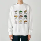 高堂玲/イラストの方のラーメントッピング Heavyweight Crew Neck Sweatshirt