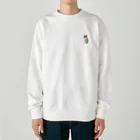 ニャンコ一族のかわいいさち Heavyweight Crew Neck Sweatshirt