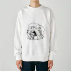 natalieのびあひつじくん、キャンプする Heavyweight Crew Neck Sweatshirt