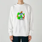 世界中の 『可愛い』を集めましたのデジタルネコ Heavyweight Crew Neck Sweatshirt