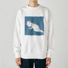 シュールな似顔絵工房のねんねnow Heavyweight Crew Neck Sweatshirt