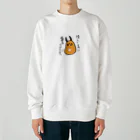 瑞兆の倫魁不羈　おにひゅうがの勝成様　文字あり Heavyweight Crew Neck Sweatshirt