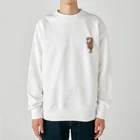 綾錦工房 りこりすのほされカワウソ Heavyweight Crew Neck Sweatshirt