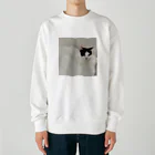 りょうの飼ってる猫の店のてんしーたんと共に Heavyweight Crew Neck Sweatshirt