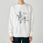 ポンコツリーナのお店のドン・キホーテとサンチョパンサ Heavyweight Crew Neck Sweatshirt