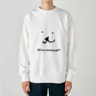 しろいぬと愉快な仲間たちのおいぬわんわん Heavyweight Crew Neck Sweatshirt