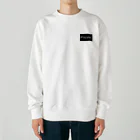 フロー柔術ネットショップのフロー柔術黒長方形ロゴ Heavyweight Crew Neck Sweatshirt