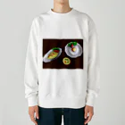 あんじー’s SHOPのローポリたまご料理🍳 Heavyweight Crew Neck Sweatshirt