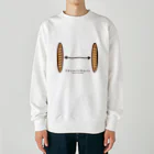 高堂玲/イラストの方のフランスパンのスパン Heavyweight Crew Neck Sweatshirt