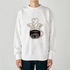 Happy Fluffy* ： 桜香*ののぞクマグ（※背面プリントあり） Heavyweight Crew Neck Sweatshirt