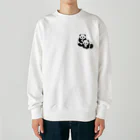 chippokeの双子パンダ Heavyweight Crew Neck Sweatshirt