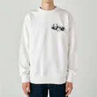 chippokeの双子パンダ Heavyweight Crew Neck Sweatshirt