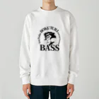 TAKUMI-fishingのBASS with BKTR Heavyweight Crew Neck Sweatshirt