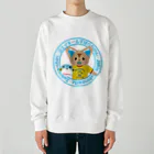 ジェイキーとずぼらちゃんのお店の丸ロゴ Heavyweight Crew Neck Sweatshirt