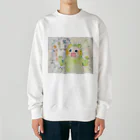 おにくちゃんのサムサワカサ Heavyweight Crew Neck Sweatshirt