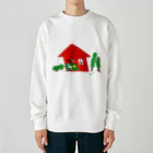 CHACOのシロクマのシロクマと地震 Heavyweight Crew Neck Sweatshirt