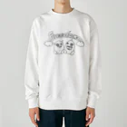 子育て応援隊ぱれっと！shopのフリフリちゃんとダムダムくん Heavyweight Crew Neck Sweatshirt